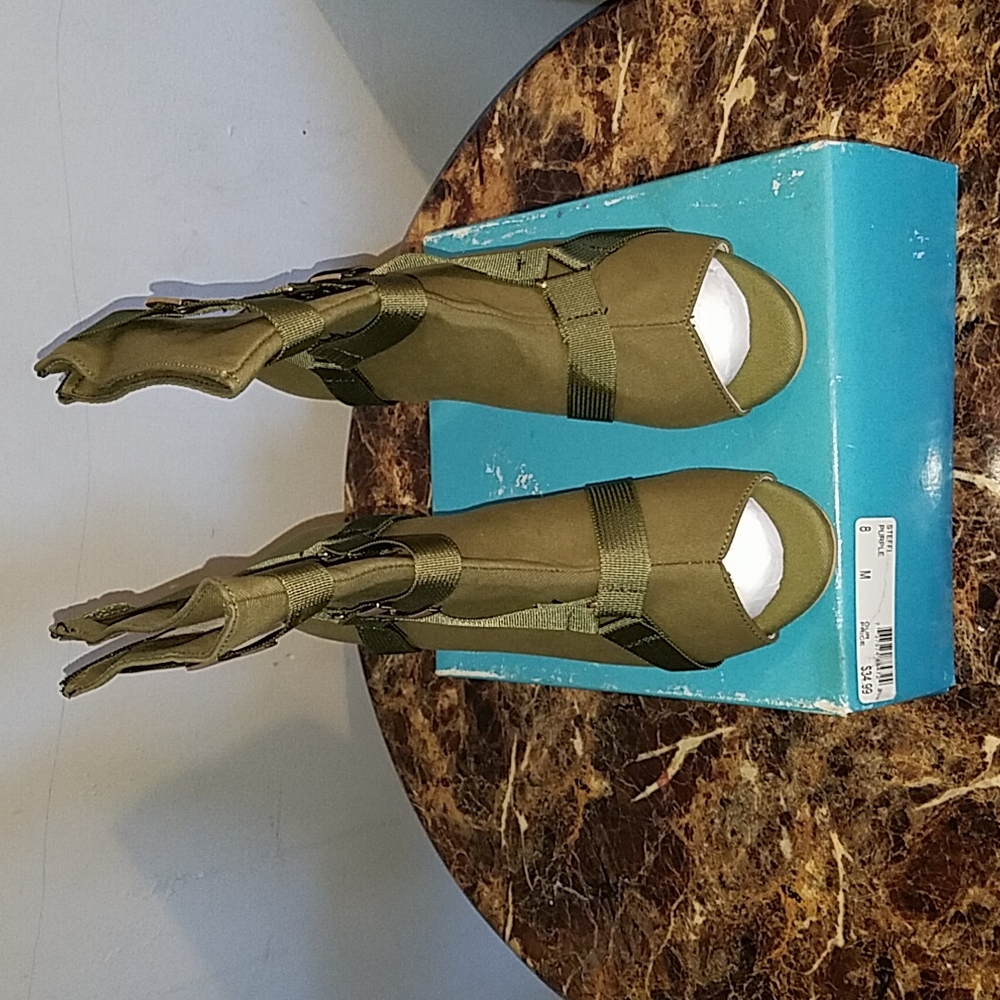 High Heeled Peep toe Boots